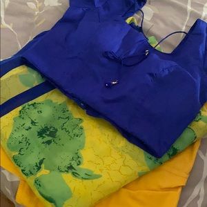 Floral Print Saree / Sari